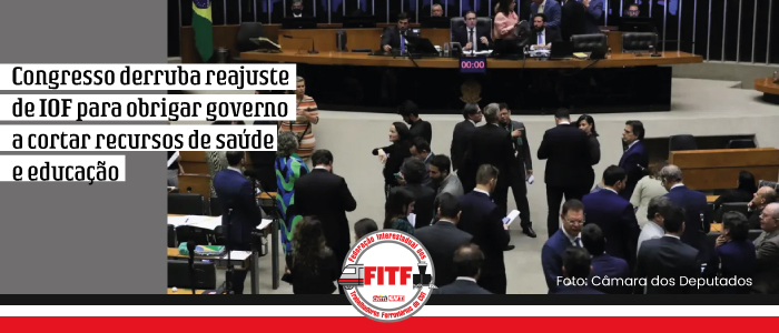 Congresso derruba reajuste de IOF para obrigar governo a cortar recursos de saúde e educação Congresso derruba reajuste de IOF para obrigar governo a cortar recursos de saúde e educação
